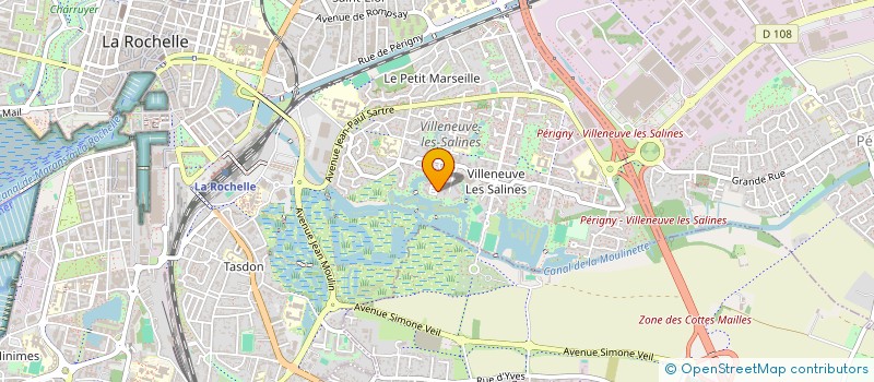 localisation de l'entreprise MONSIEUR ROMUALD PECOUT  LA ROCHELLE