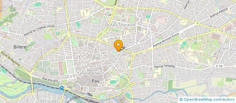 localisation de l'entreprise MONSIEUR ROMUALD PERAULT à PAU