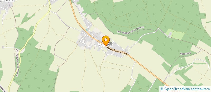 localisation de l'entreprise MONSIEUR ROMUALD PIERRON  VAUMORT