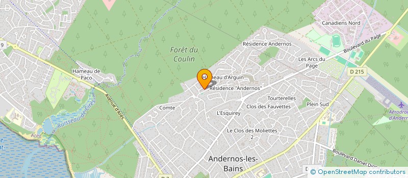 localisation de l'entreprise MONSIEUR ROMUALD PLACOLY à ANDERNOS-LES-BAINS