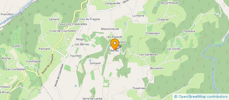 localisation de l'entreprise MONSIEUR ROMUALD PLENET  ETABLES