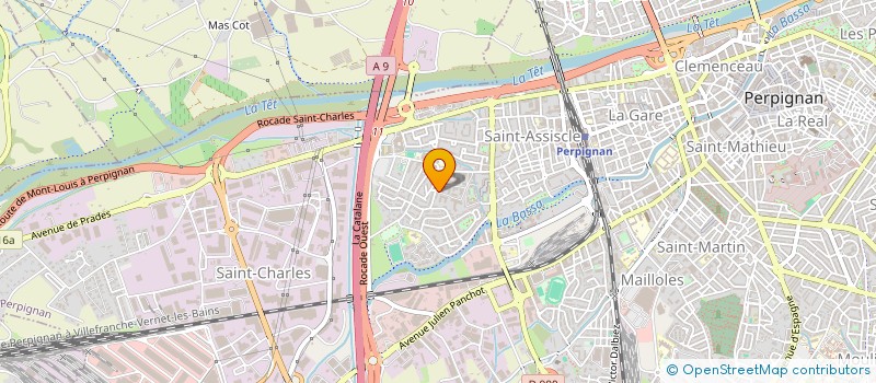 localisation de l'entreprise MONSIEUR ROMUALD POUSSIER  PERPIGNAN