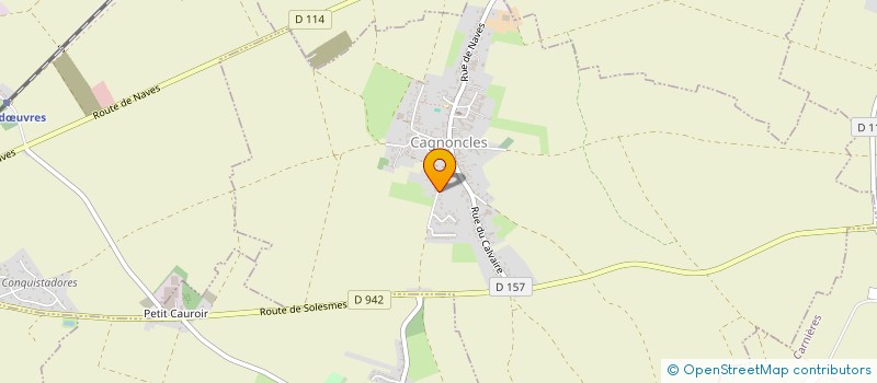 localisation de l'entreprise MONSIEUR ROMUALD PREVOT  CAGNONCLES