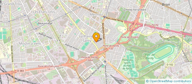 localisation de l'entreprise MONSIEUR ROMUALD PRIOL  LYON