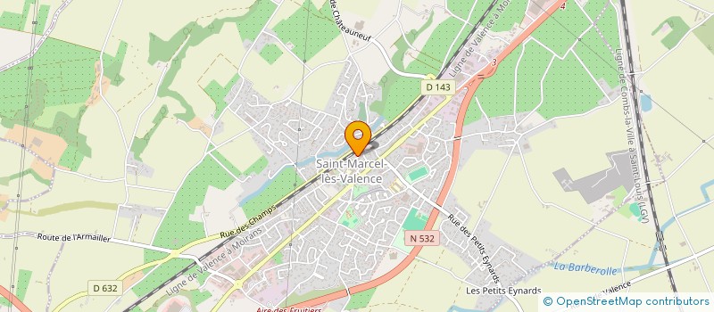 localisation de l'entreprise MONSIEUR ROMUALD PROVO à SAINT-MARCEL-LES-VALENCE