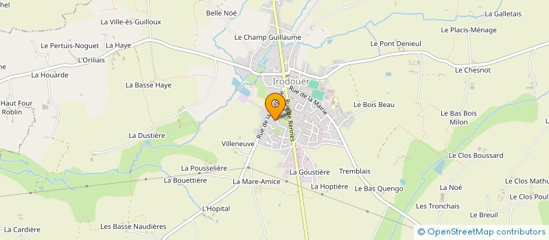 localisation de l'entreprise MONSIEUR ROMUALD PROVOST à PARTHENAY-DE-BRETAGNE