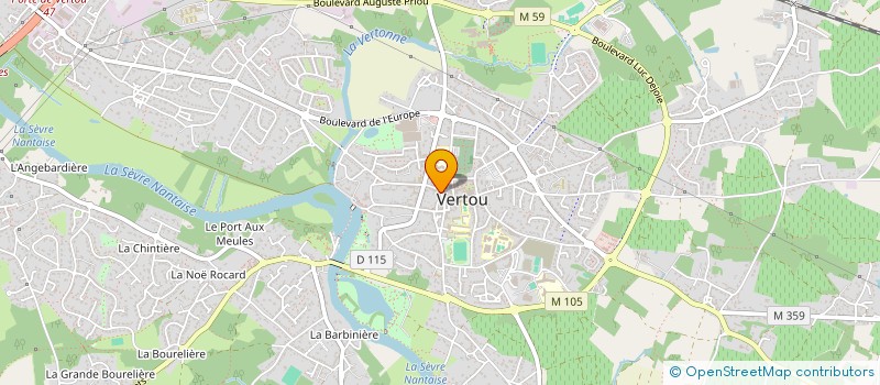 localisation de l'entreprise MONSIEUR ROMUALD RAVART  VERTOU