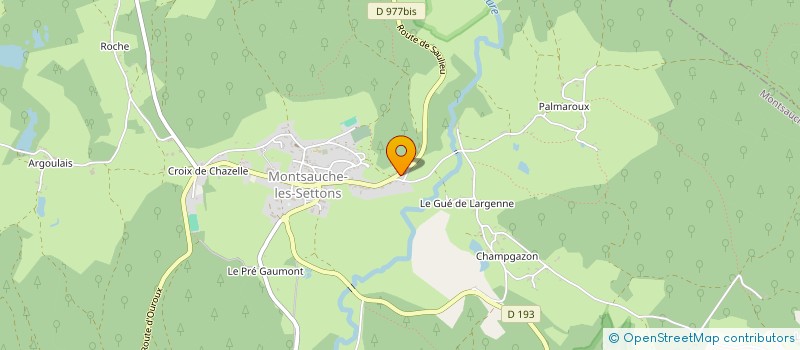 localisation de l'entreprise MONSIEUR ROMUALD RAVASSAT à MONTSAUCHE-LES-SETTONS