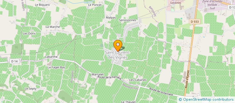 localisation de l'entreprise MONSIEUR ROMUALD RAVILLON à BERGERAC