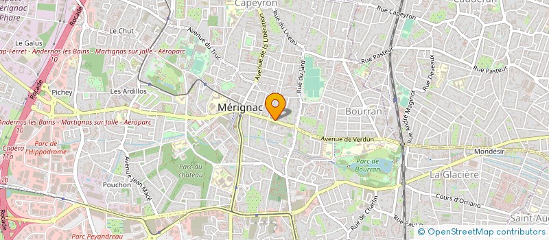 localisation de l'entreprise MONSIEUR ROMUALD REDUCTO  MERIGNAC