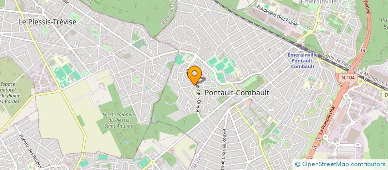 localisation de l'entreprise MONSIEUR ROMUALD RIFFAUD à PONTAULT-COMBAULT