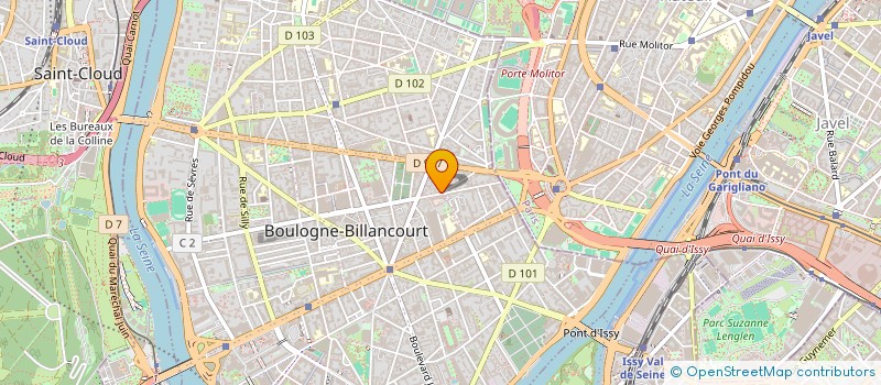 localisation de l'entreprise MONSIEUR ROMUALD RIGOUIN à BOULOGNE-BILLANCOURT