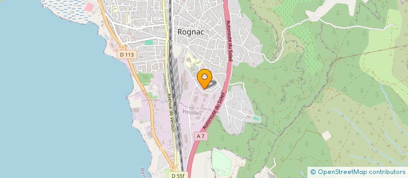 localisation de l'entreprise MONSIEUR ROMUALD RODRIGUES ANDRADE  ROGNAC