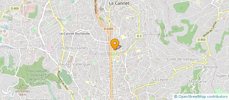 localisation de l'entreprise MONSIEUR ROMUALD RODRIGUEZ LOPEZ à LE CANNET