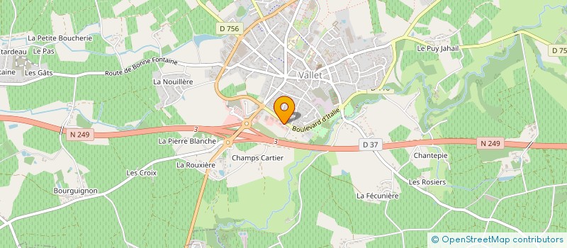 localisation de l'entreprise MONSIEUR ROMUALD ROIG à VALLET