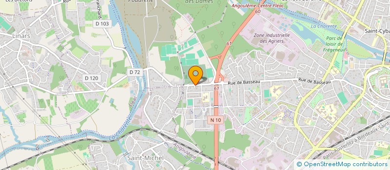 localisation de l'entreprise MONSIEUR ROMUALD ROUSSET à ANGOULEME