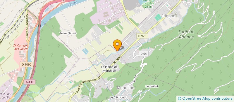 localisation de l'entreprise MONSIEUR ROMUALD RUELLE  GRIGNON