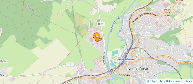 localisation de l'entreprise MONSIEUR ROMUALD RUELLET à NEUFCHATEAU