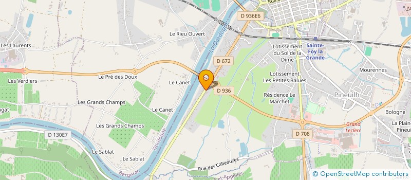 localisation de l'entreprise MONSIEUR ROMUALD RUZZICA  PINEUILH