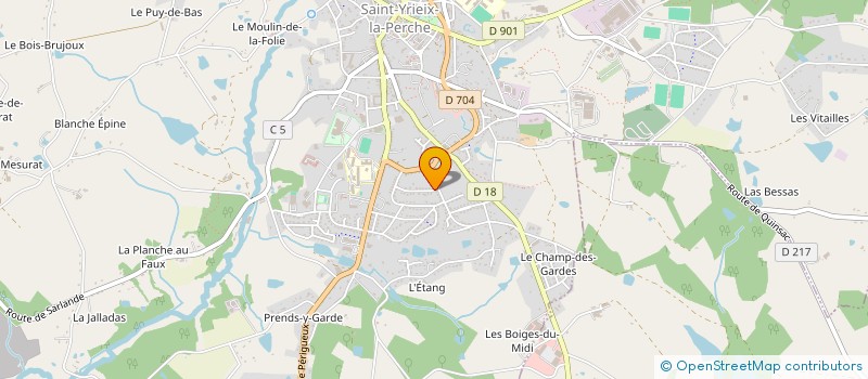 localisation de l'entreprise MONSIEUR ROMUALD SAMBOURG à SAINT-YRIEIX-LA-PERCHE