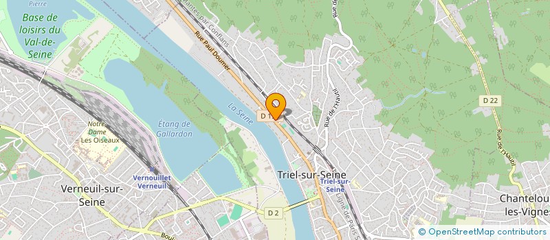 localisation de l'entreprise MONSIEUR ROMUALD SAUVAIN  TRIEL-SUR-SEINE