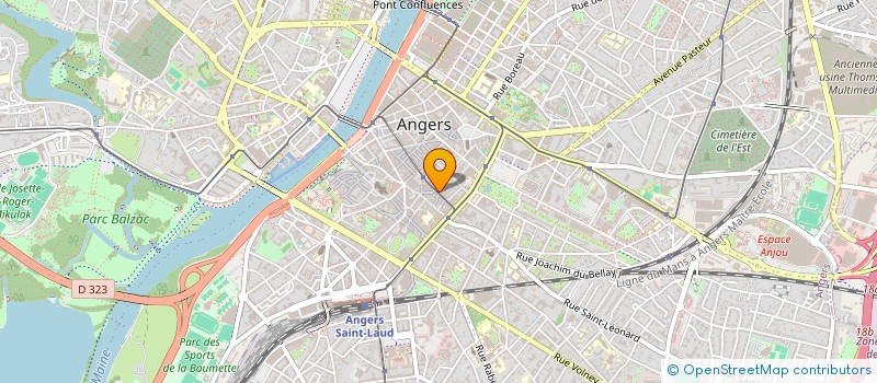 localisation de l'entreprise MONSIEUR ROMUALD SCOTT à ANGERS