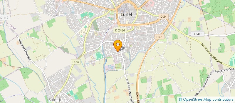 localisation de l'entreprise MONSIEUR ROMUALD SEDDA  LUNEL