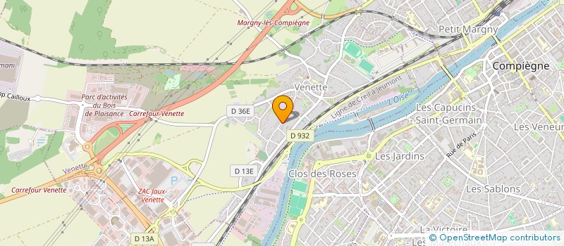 localisation de l'entreprise MONSIEUR ROMUALD SEELS  VENETTE