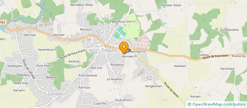 localisation de l'entreprise MONSIEUR ROMUALD SEVESTRE à TREGUNC