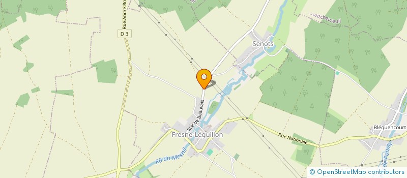 localisation de l'entreprise MONSIEUR ROMUALD SZEWCZYK  LA CORNE-EN-VEXIN