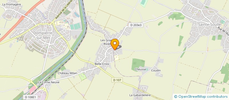 localisation de l'entreprise MONSIEUR ROMUALD TARNIER  SAINTE-SOULLE