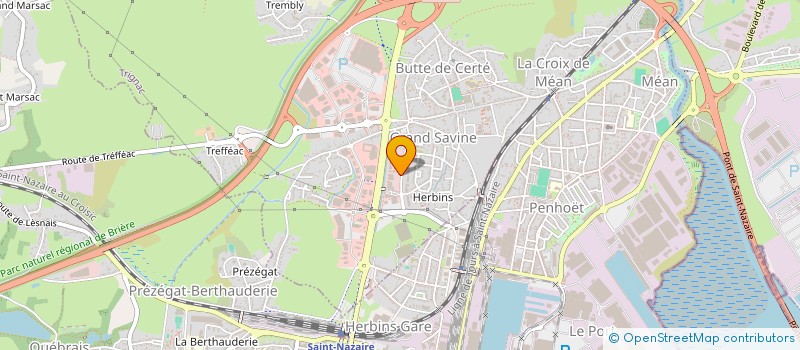 localisation de l'entreprise MONSIEUR ROMUALD THEBAULT  TRIGNAC