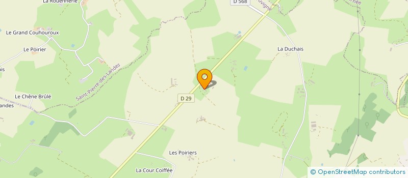 localisation de l'entreprise MONSIEUR ROMUALD THOS  JUVIGNE