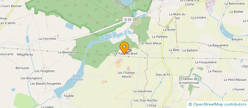 localisation de l'entreprise MONSIEUR ROMUALD TINANT  CHATEAUBOURG