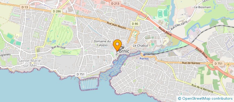 localisation de l'entreprise MONSIEUR ROMUALD TOULEAU  PORNIC