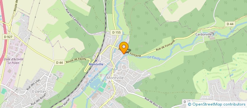 localisation de l'entreprise MONSIEUR ROMUALD VAUQUELIN  MONTVILLE