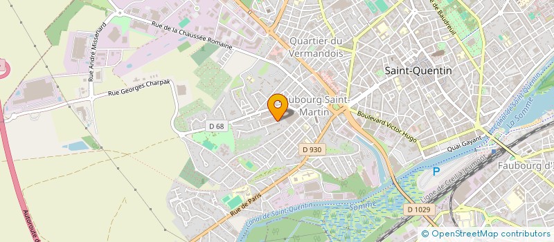 localisation de l'entreprise MONSIEUR ROMUALD VINAI à SAINT-QUENTIN