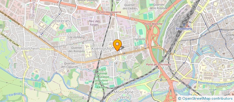 localisation de l'entreprise MONSIEUR ROMUALD VOILLEQUIN  STRASBOURG