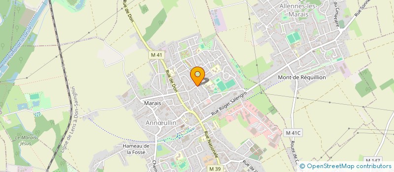 localisation de l'entreprise MONSIEUR ROMUALD WAUTERS  ANNULLIN