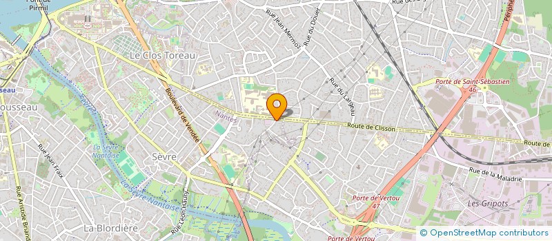 localisation de l'entreprise MONSIEUR ROMUALD ZERGUINE  NANTES