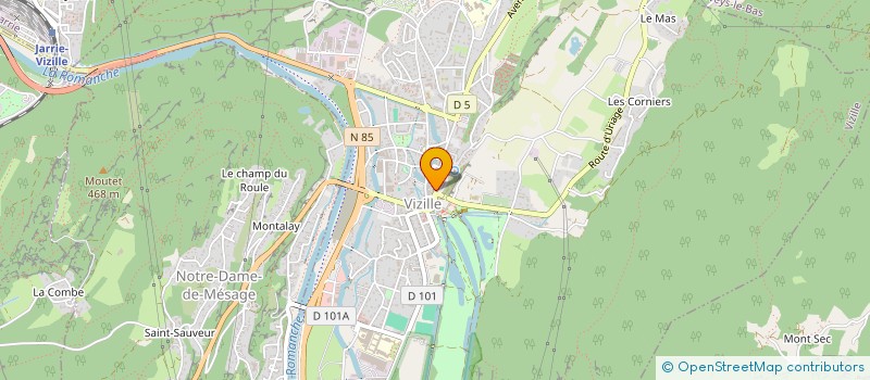 localisation de l'entreprise MONSIEUR ROMULE CHARLES-NICOLAS  VIZILLE