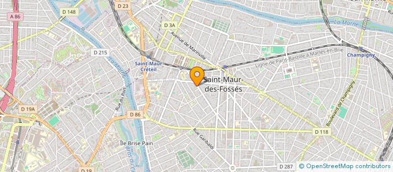 localisation de l'entreprise MONSIEUR ROMULO DE BARROS NOGUEIRA  SAINT-MAUR-DES-FOSSES