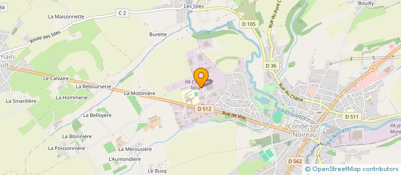 localisation de l'entreprise MONSIEUR ROMULUS CHITU  CONDE-EN-NORMANDIE