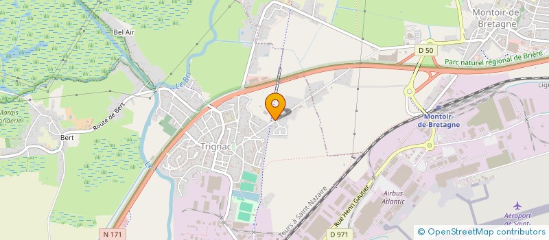 localisation de l'entreprise MONSIEUR ROMUNTCHO RICHARD  TRIGNAC