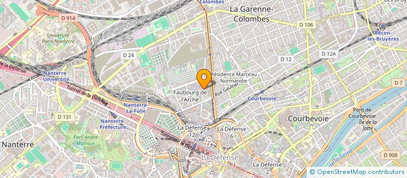 localisation de l'entreprise MONSIEUR RONAEL YAONABA à COURBEVOIE