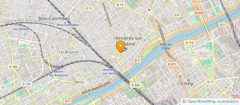localisation de l'entreprise MONSIEUR RONAL JARAMILLO à ASNIERES-SUR-SEINE