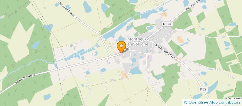 localisation de l'entreprise MONSIEUR RONALD BARREAU  MONTRIEUX-EN-SOLOGNE