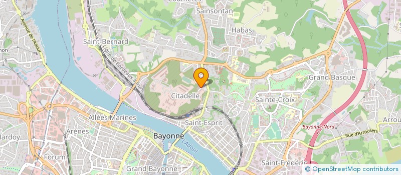 localisation de l'entreprise MONSIEUR RONALD BARRYMORE  BAYONNE