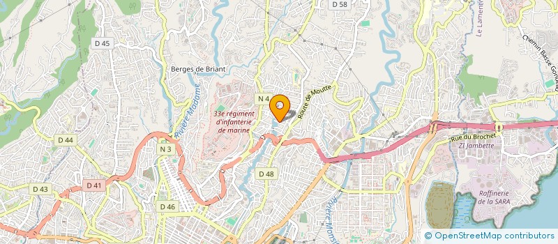 localisation de l'entreprise MONSIEUR RONALD CHARLES-EDOUARD  FORT-DE-FRANCE