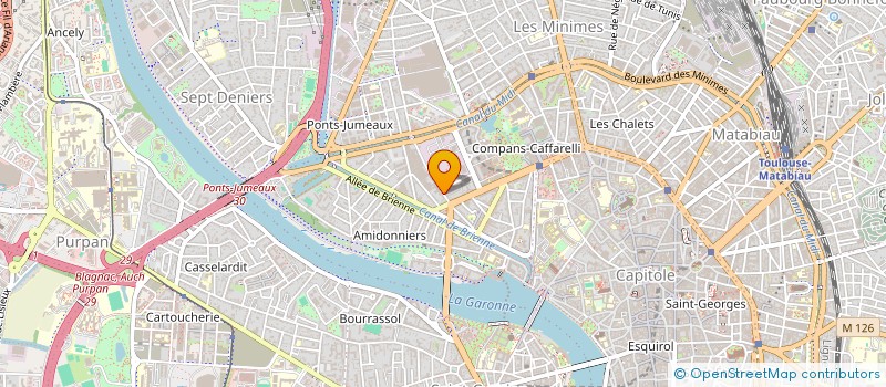 localisation de l'entreprise MONSIEUR RONALD CURCHOD à TOULOUSE